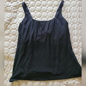 Maternity/nursing tank top